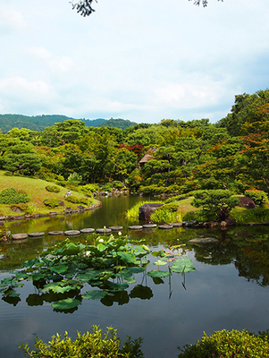 日本園林藝術奈良依水園